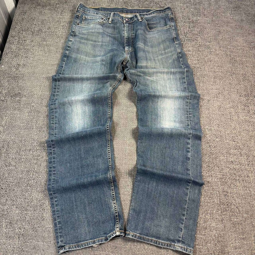 Levi's 514 Straight Fit Jeans Mens 36x34 Medium Wash Blue Denim Classic 1679